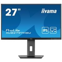 Iiyama ProLite XUB2797HSU-B2 IPS Monitor, 68,6 cm (27''), 16:9, Full HD, HDMI, DisplayPort, USB Typ B, 2x USB 3.2 Gen 1, Kopfh�rer-/Mikrofonkombinationsbuchse