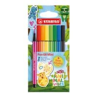 Stabilo Faserschreiber �pen 68 MINI Animal Vibes� Kartonetui (8 St�ck)