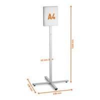 Durable Bodenstnder Outdoor A4