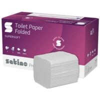 Satino Toilettenpapier prestige BT1 System 2-lagig, hochwei - 1 Karton (9.000 Tcher)