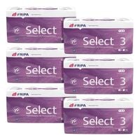 FRIPA Toilettenpapier Select 3-lagig, hochwei - 48 Rollen (6 Pack  8 Rollen)