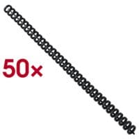 GBC Kunststoffbinder�cken �ClickBind� 34 Ringe (3:1-Teilung) / 8.0 mm schwarz