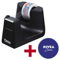 tesa Tischabroller smart ecoLogo® mit Klebeband  inkl. Hautcreme Creme 30 ml