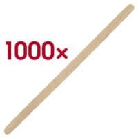 Papstar Rhrstbchen pure aus Holz 11 cm x 5 mm 1000 Stck