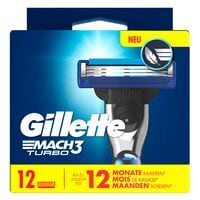 Gillette Rasierklingen MACH3 TURBO 12 Stck