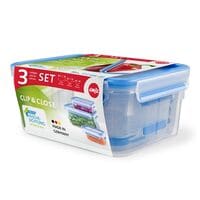 emsa Frischhaltedosen 3er-Set �CLIP & CLOSE�
