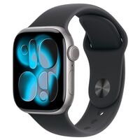Apple Watch Series 11 42 mm Aluminium (GPS+Cellular) Sportarmband M/L 64 GB schwarz, space gray