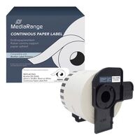 MediaRange Endlospapierrolle f�r Etikettendrucker 62,0 mm x 30,48 m