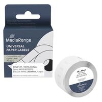 MediaRange Etikettenrollen f�r Etikettendrucker 28,0x89,0 mm 130 St�ck
