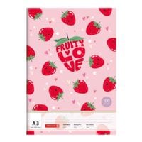 Brunnen Zeichenblock A3 �Fruity Love� 20 Blatt