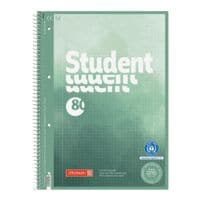 Collegeblock Brunnen Student A4 kariert 5 x 5 mm, 80 Blatt