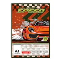 Brunnen Malblock A4 �Fast Wheels� 100 g/m�