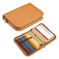 Brunnen Federm�ppchen bef�llt 14-teilig braun