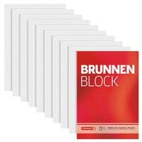Brunnen Briefblock A4 kariert 50 Blatt