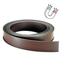 Franken Etikettenhalter magnetisch 100 x 2,5 cm braun