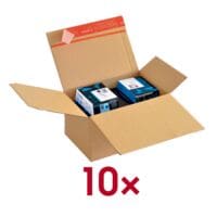 Colompac Versandkartons �Blitzbodenkartons� 16/23/12,5 cm 1-wellig 10 St�ck