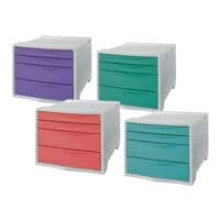 Esselte Schubladenbox �Colour'Breeze� Set 4 St�ck