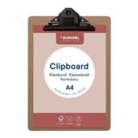 EUROPEL Klemmbrett A4 Holz / Metall braun 1 St�ck