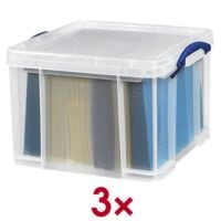 Really Useful Box 3x Aufbewahrungsbox 48,0/39,0/31,0 cm 35 L