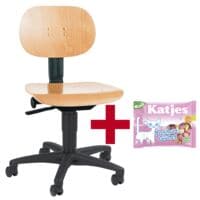 Topstar Arbeitsdrehstuhl �Tec 11� ohne Armlehnen inkl. Fruchtgummi �Yoghurt-Gums� 210 g