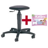 Topstar Sitzhocker �Tec 60 Skai� inkl. Fruchtgummi �Yoghurt-Gums� 210 g