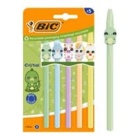 5x BIC Cristal Figurines Kugelschreiber dokumentenecht
