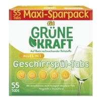 fit Geschirrsp�l-Tabs �Gr�ne Kraft Alles-in-1� 55 St�ck