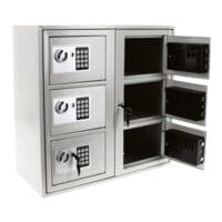 Viso Schlie�fachschrank f�r Smartphones und pers�nliche Gegenst�nde, 2x3, Stahl, 60 x 60 cm