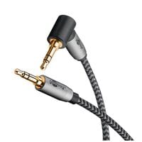 goobay Audio-Kabel 3,5 mm Klinke silber / schwarz 3.0 m