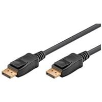goobay Anschlusskabel DisplayPort 2.1 schwarz 1.0 m