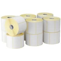 Zebra Etikettenrollen f�r Etikettendrucker 57,0x76,0 mm 12 Rollen je 930 Etiketten