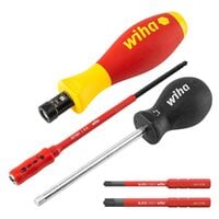 Wiha Drehmoment-Schraubendreher �TorqueVario&reg;-S electric PlusMinus/PZ� 5-tlg.