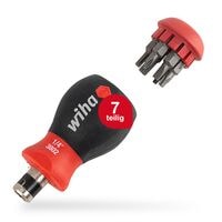 Wiha Schraubendreher-Set �Stubby SL/PH/PZ/6-Kant/TORX&reg;� 7-tlg.