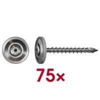 SPAX Spenglerschrauben �T20 Linsensenkkopf A2� 4,5 x 25 mm 75 St�ck