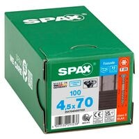 SPAX Fassadenschrauben �T20 Linsensenkkopf BLAX A2� 4,5 x 70 mm 100 St�ck