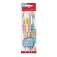 Faber-Castell (Schule) Pinsel-Set Soft-Touch Pastell 4-tlg.