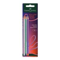 Bleistift-Set Faber-Castell Grip Flow Edition, B, ohne Radiergummi