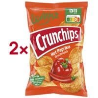 Crunchips Kartoffelchips �Hot Paprika� 2x 150 g