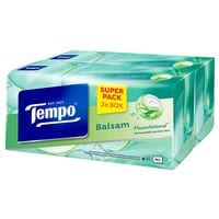 Tempo Taschent�cherbox �Balsam� 4-lagig 2 St�ck