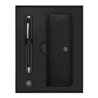 Schreibger�te-Set CROSS Kugelschreiber Century II inkl. Lederetui mit Rei�verschluss