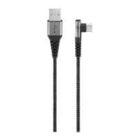 goobay Schnellladekabel USB-C auf USB-A 15 W spacegrau / silber 1 m
