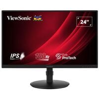 ViewSonic VG2408A-MHD IPS Monitor, 60,45 cm (23,8''), 16:9, Full HD, DisplayPort, HDMI, VGA, Kopfh�rer-/Mikrofonkombinationsbuchse