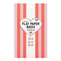 folia Flache Papiert�ten �Neon� in zwei Gr��en 8 St�ck