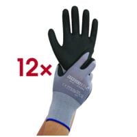 HYGO STAR Arbeitshandschuhe Ergo Flex Gr��e 9 Nitril-PU-Beschichtung grau1 Pack = 12 Paar