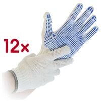 HYGO STAR Arbeitshandschuhe Structa Gr��e 10 Baumwolle-Polyester-Feinstrick wei� 12 Paar