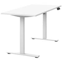 M�belpartner Schreibtisch �Torge� 138 cm, T-Fu� wei�
