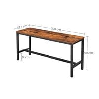 VASAGLE Sitzb�nke 2 St�ck KTB33X 108/32,5 cm