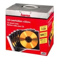 Hama CD/DVD/Blu-ray-Leerhüllen »Slimline« - 100er-Set