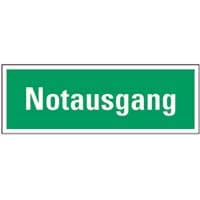 Rettungsweg-Etikett »Notausgang«