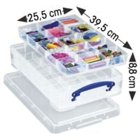 Really Useful Box Ablageboxen-Set mit 2 Einsätzen